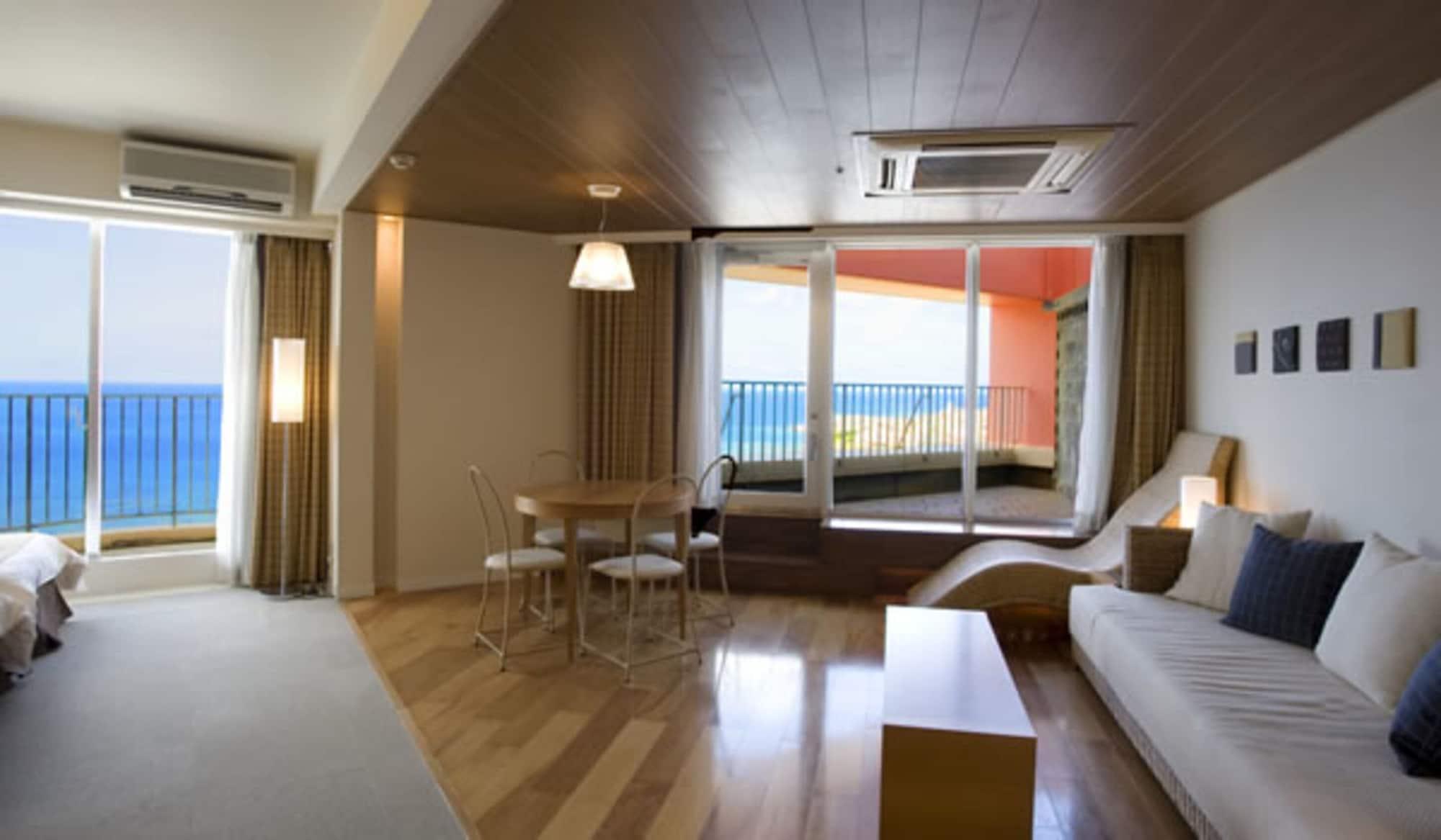 The Beach Tower Okinawa Chatan Exterior photo